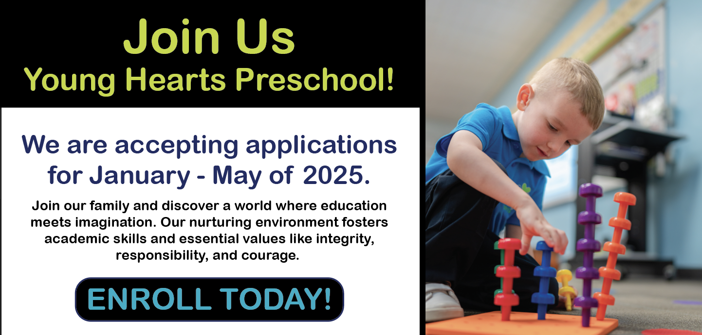 Young Hearts Pre school, enroll and apply today for our school in Buckeye, Arizona